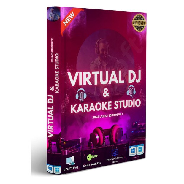 Virtual DJ and Karaoke Studio 8 CD Key (Lifetime / 3 PCs)